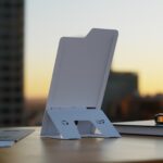 Kit Soporte Notebook y Celular Ecofold Acero