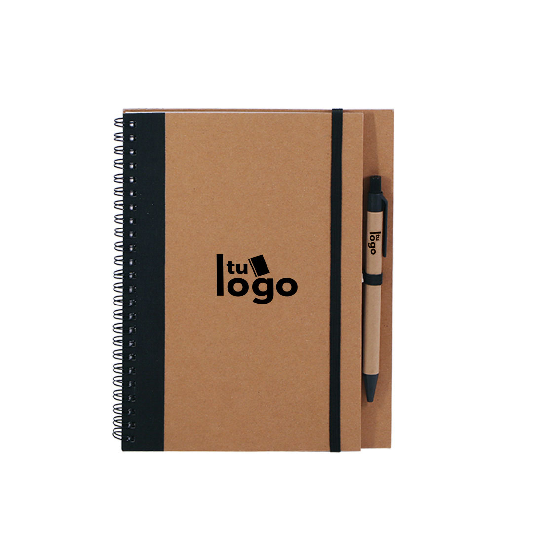 Libreta Espiral Eco Tierra con Bolígrafo A5
